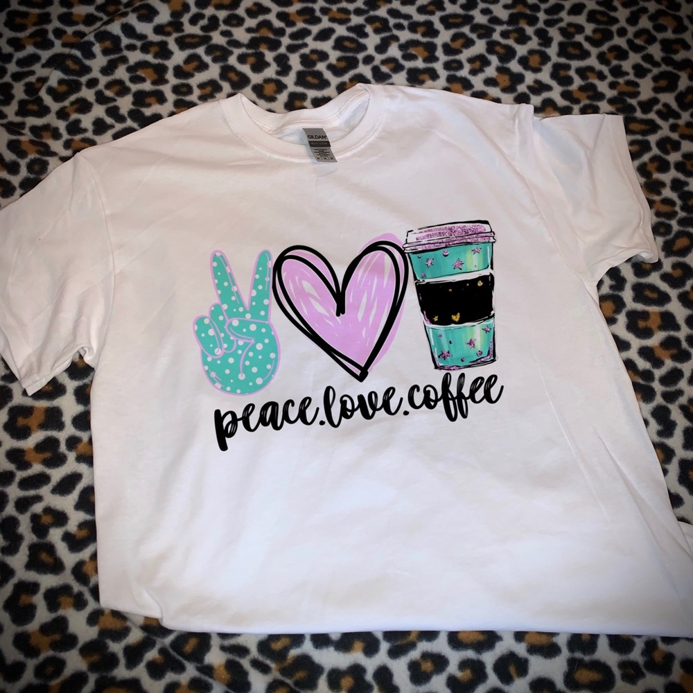 Peace. Love. Coffee T Shirt